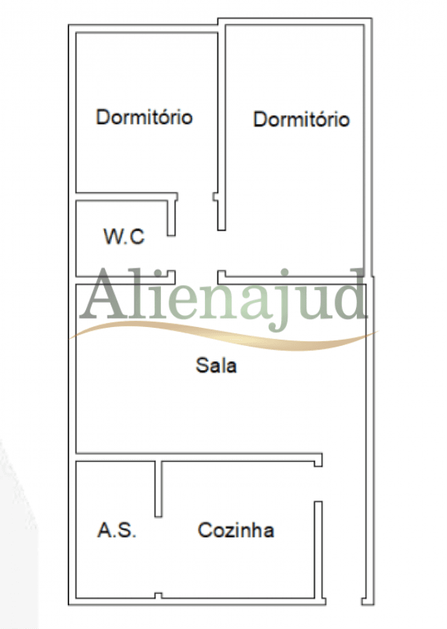 Foto 6 de 10: Apartamento em leilão em Santos - SP — Apart. c/ 2 dorms. e área construída de 72,00m² situado na Rua Oswaldo Cóchrane Apart. c/ 2 dorms. e área construída de 72,00m² situado na Rua Oswaldo Cóchrane