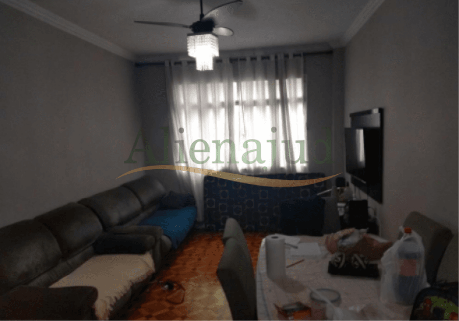 Foto 5 de 12: Apartamento em leilão em Santos - SP — Apart. c/ 2 dorms. e área útil de 65,00m² situado na Rua Bassin Nagib Trabulsi em Santos/SP Apart. c/ 2 dorms. e área útil de 65,00m² situado na Rua Bassin Nagib Trabulsi em Santos/SP