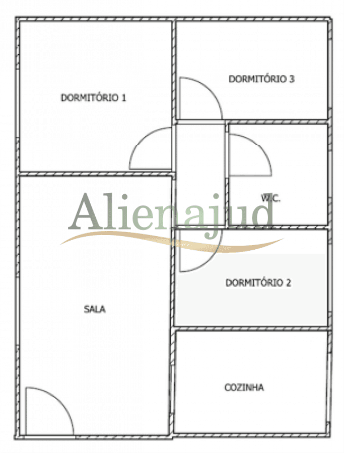 Foto 6 de 6: Apartamento em leilão em Santos - SP — Apart. c/ área útil de uso exclusivo de 70,48m² situado na Rua Luiz Marques Gaspar em Santos/SP Apart. c/ área útil de uso exclusivo de 70,48m² situado na Rua Luiz Marques Gaspar em Santos/SP