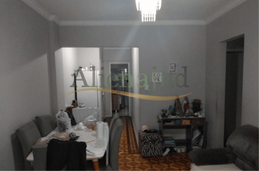 Foto 2 de 10: Apartamento em leilão em Santos - SP — Apart. c/ 2 dorms. e área útil de 65,00m² situado na Rua Bassin Nagib Trabulsi Apart. c/ 2 dorms. e área útil de 65,00m² situado na Rua Bassin Nagib Trabulsi