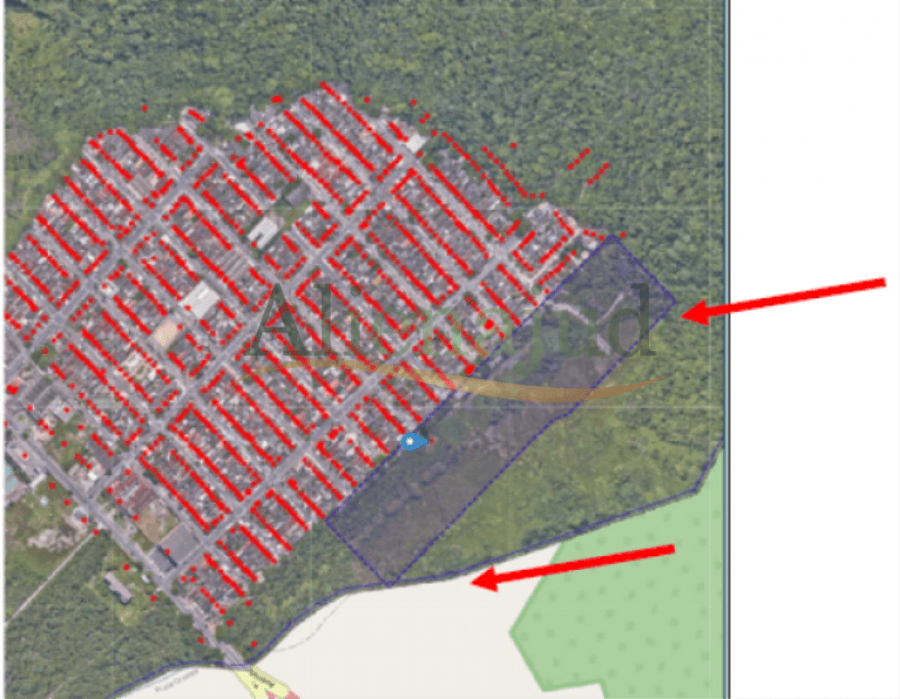 Foto 3 de 6: Terreno em leilão em São Vicente - SP — Japuí - São Vicente/SP Terreno c/ 75.025m² - Japuí - São Vicente/SP