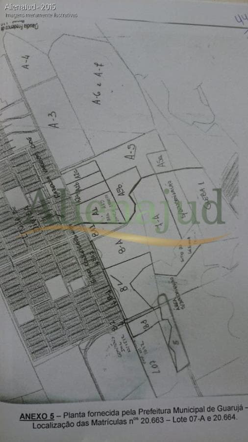 Foto 5 de 5: Terreno em leilão em Guarujá - SP — 12ª VC Santos - Terrenos em Guarujá Terrenos Guarujá - Área114.086,00m²