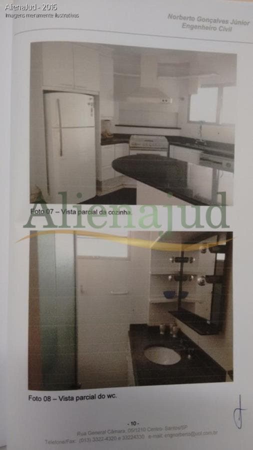 Foto 5 de 9: Apartamento em leilão em Guarujá - SP — 1ª VC Guarujá - Edif. Tramandaí-A DIREITOS - Apto- 201m² Guarujá/SP