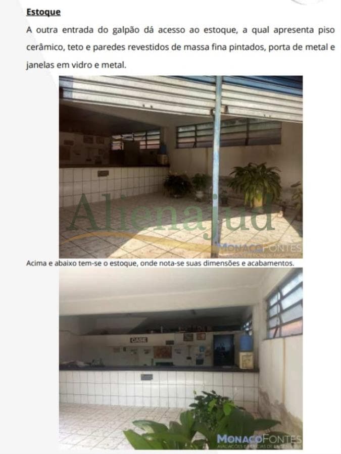 Foto 6 de 8: Comercial em leilão em Santos - SP, bairro Vila São Jorge — Galpão c/ 1200m² no bairro Vila São Jorge em Santos/SP Galpão c/ 1200m² no bairro Vila São Jorge em Santos/SP