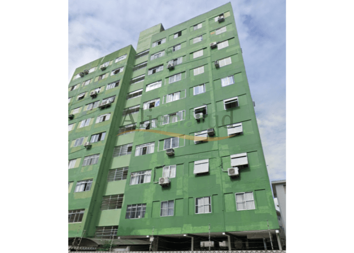 Apartamento em leilão em Santos - SP — 50% do Apart. c/ 2 dorms. e área útil de 61,395m² situado na Rua Guedes Coelho 50% do Apart. c/ 2 dorms. e área útil de 61,395m² situado na Rua Guedes Coelho