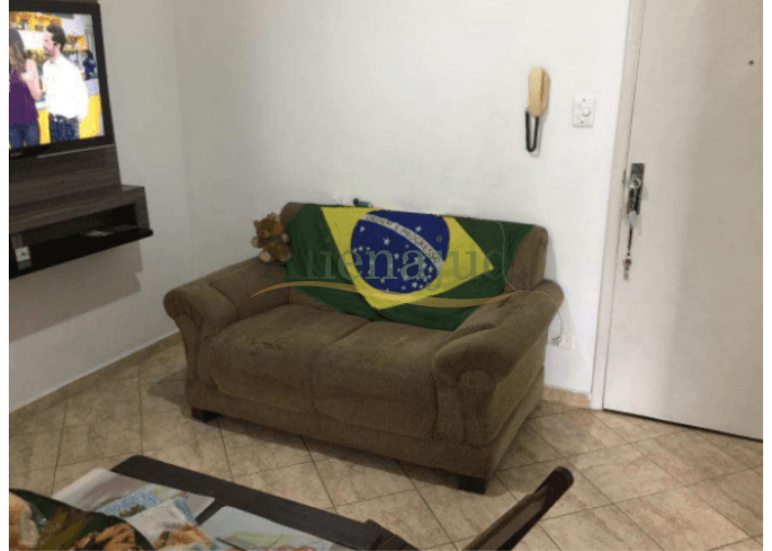 Foto 1 de 6: Apartamento em leilão em Santos - SP — Apart. c/ 1 dorm. e área útil de 32,50m² situado na Rua Bassin Nagib Trabulsi Apart. c/ 1 dorm. e área útil de 32,50m² situado na Rua Bassin Nagib Trabulsi