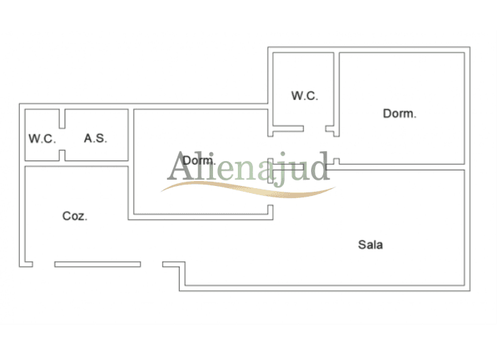 Foto 1 de 10: Apartamento em leilão em Santos - SP — Apart. c/ 2 dorms. e área útil de 65,00m² situado na Rua Bassin Nagib Trabulsi Apart. c/ 2 dorms. e área útil de 65,00m² situado na Rua Bassin Nagib Trabulsi