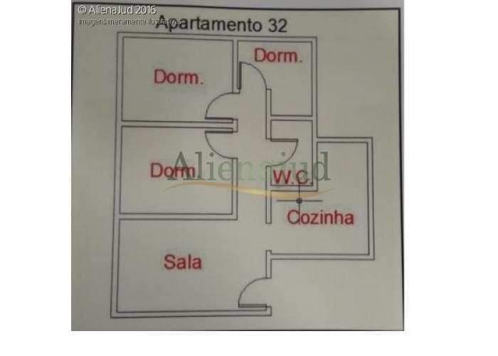 Foto 1 de 4: Apartamento em leilão em Guarujá - SP — 4ª VC Santos - Ap.33, Bloco A4, Condomínio Residencial Jardim Bela Vida I Apartamentos em Vicente de Carvalho