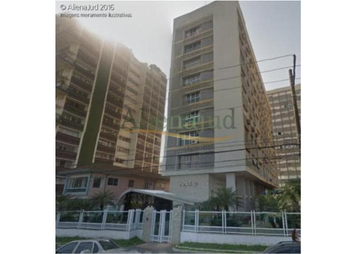 Foto 1 de 3: Apartamento em leilão em Santos - SP — Kichnete n.º 315 do Condomínio Indaiá, Santos/SP Kitchnete - 33m² - Bairro do Boqueirão - Santos/SP