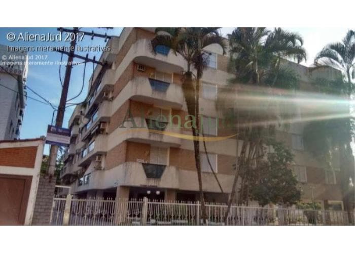 Foto 1 de 4: Apartamento em leilão em Guarujá - SP — Apartamento no Guarujá - Cond. Edif. Sabrina e Karine Apart - Guarujá - 93,99 m² a.u.