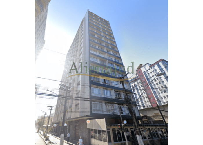 Apartamento em leilão em São Vicente - SP — Edifício Britânia - Centro - São Vicente/SP DIREITOS - Apto. c/ 56m² - Centro - São Vicente/SP