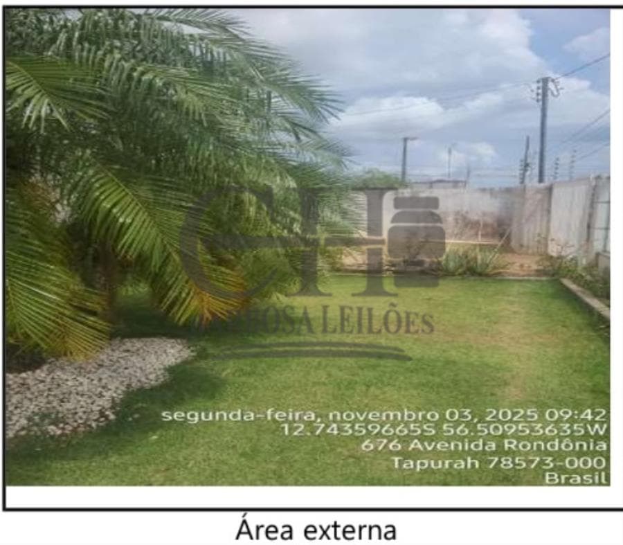 Foto 12 de 14: Terreno em leilão em Tapurah - MT, bairro Loteamento Jardim Juliana — IMÓVEL RESIDENCIAL (TAPURAH) - 1.185m² LEILÃO CONDICIONAL - SICREDI