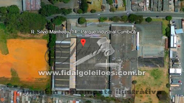 Foto 3 de 3: Comercial em leilão em Guarulhos - SP — Galpão industrial | Aprox. A.T.: 10.000m² e A.C.: 480m² | Guarulhos/SP