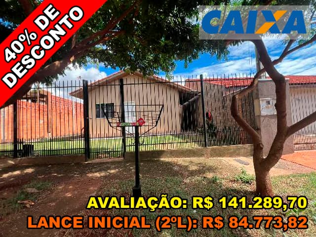 Foto 1 de 2: Casa em leilão em Palotina - PR, bairro Centro — Lote 284