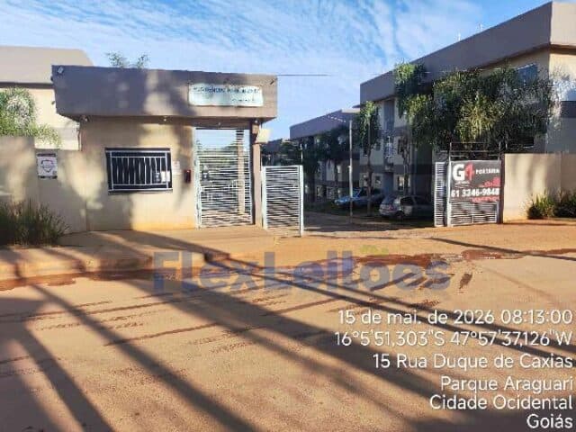 Apartamento em leilão em Cidade Ocidental - GO, bairro Lot Recreio Mossoro — APARTAMENTO - LOT RECREIO MOSSORO - CIDADE OCIDENTAL/GO