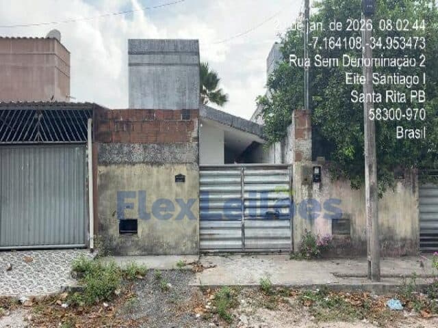Casa em leilão em Santa Rita - PB — CASA - SANTA RITA - SANTA RITA/PB