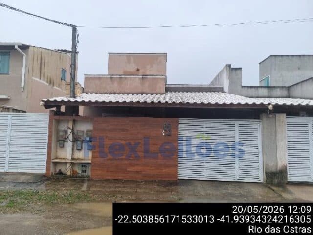 Casa em leilão em Rio Das Ostras - RJ, bairro Laranjeiras — CASA - CHACARA MARILEA - RIO DAS OSTRAS/RJ