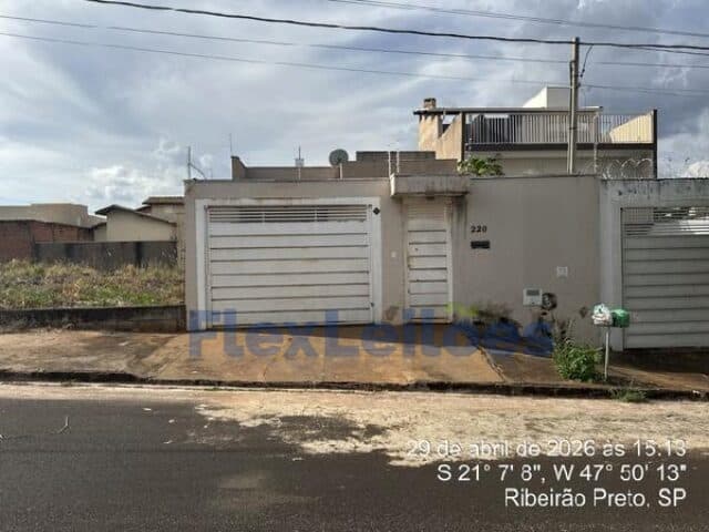 Casa em leilão em Ribeirão Preto - SP, bairro Parque das Oliveiras — CASA - PARQUE DAS OLIVEIRAS - RIBEIRAO PRETO/SP