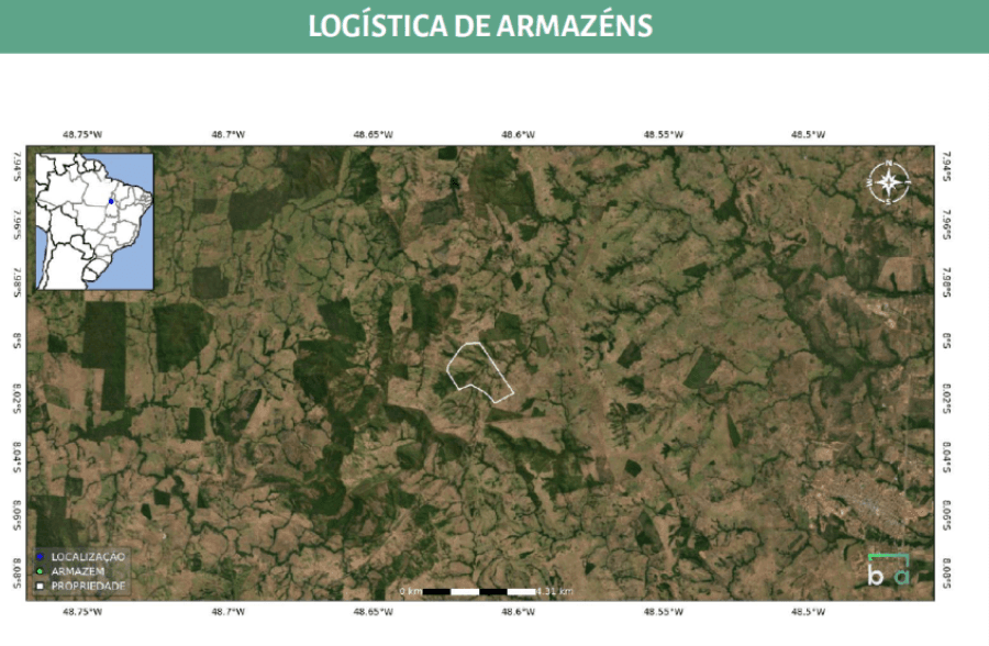 Foto 11 de 15: Area Rural em leilão em Colinas Do Tocantins - TO — Colinas do Tocantins/TO - Vale das Cunhãs - Fazenda com 306ha Leilão Banco Inter