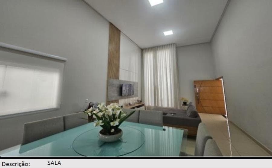 Foto 3 de 20: Casa em leilão em Anápolis - GO — Anápolis/GO - Residencial Santa Cruz - Casa com 149m² Leilão Banco Inter