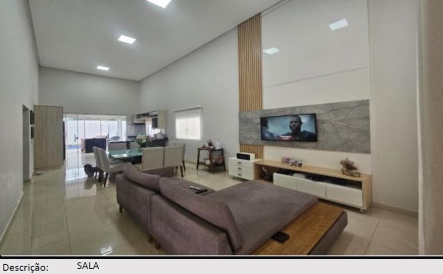 Foto 4 de 20: Casa em leilão em Anápolis - GO — Anápolis/GO - Residencial Santa Cruz - Casa com 149m² Leilão Banco Inter