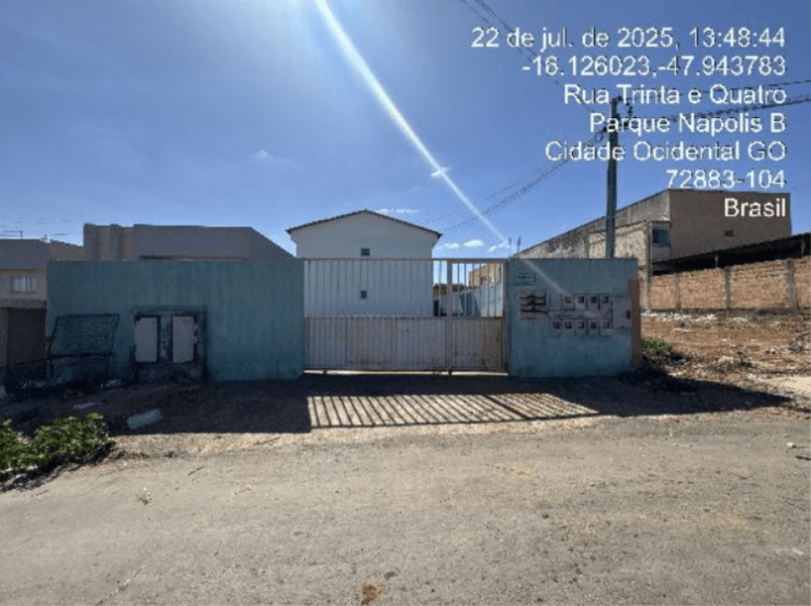 Apartamento em leilão em Cidade Ocidental - GO, bairro Parque Nápolis B — Cidade Ocidental/GO - Parque Nápolis B - Apartamento com 50m² Leilão Caixa Econômica
