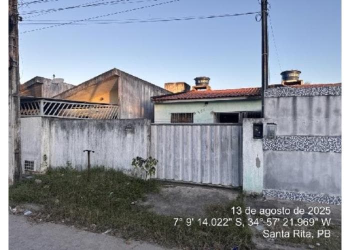 Casa em leilão em Santa Rita - PB — SANTA RITA/PB - TIBIRI - Casa com 70m² Leilão Caixa Econômica