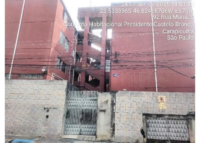 Apartamento em leilão em Carapicuíba - SP — Carapicuiba/SP – Conj. Hab. Presidente Castelo – Apartamento com 43m² Leilão Caixa Econômica