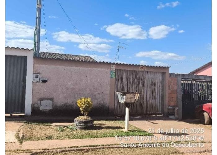 Casa em leilão em Santo Antonio Do Descoberto - GO — Santo Antônio do descoberto/GO - PARQUE ESTRELA DALVA XII - Casa com 66m² Leilão Caixa Econômica
