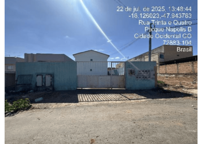 Apartamento em leilão em Cidade Ocidental - GO — Cidade Ocidental/GO - Parque Nápolis B - Apartamento com 50m² Leilão Caixa Econômica