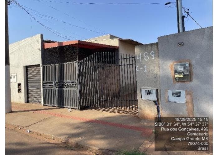 Casa em leilão em Campo Grande - MS — Campo Grande/ MS - CENTENARIO - Casa com 66m² Leilão Caixa Econômica