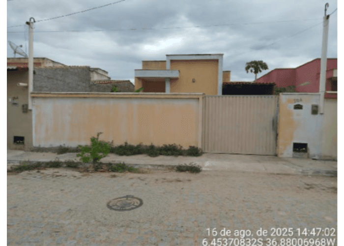 Casa em leilão em São José Do Seridó - RN — S. José do Seridó/RN - Centro - Casa com 70 m² Leilão Caixa Econômica