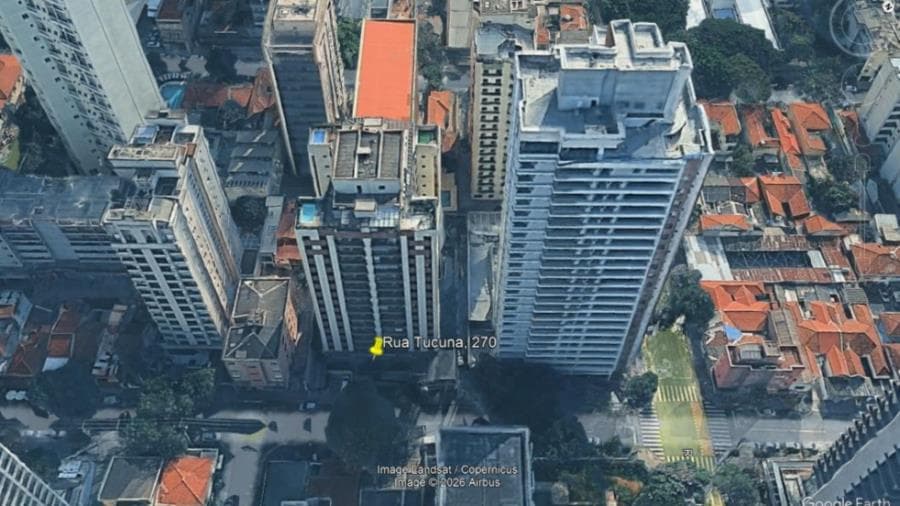 Foto 3 de 3: Apartamento em leilão em São Paulo - SP, bairro Perdizes — Apartamento | Área de 126,38m² |  Edifício Villa Toscana | 3 Vagas de Garagem | Rua Tucunâ nº 270 | Bairro Perdizes/SP Apartamento | Área de 126,38m² | Perdizes/SP