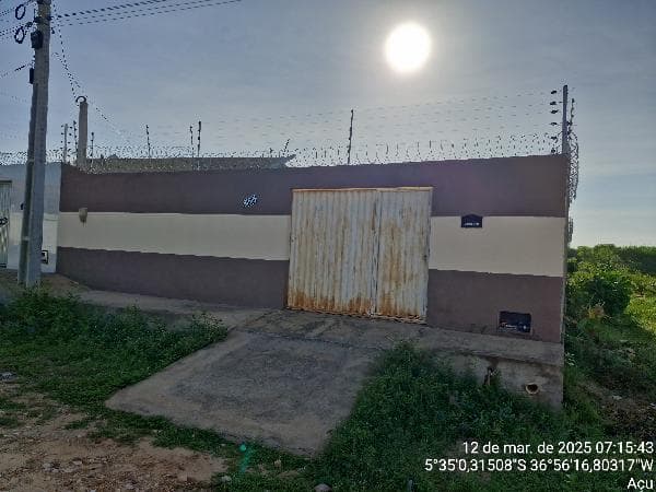 Casa em leilão em Açu - RN — LEILÃO CAIXA Nº 0036-0225