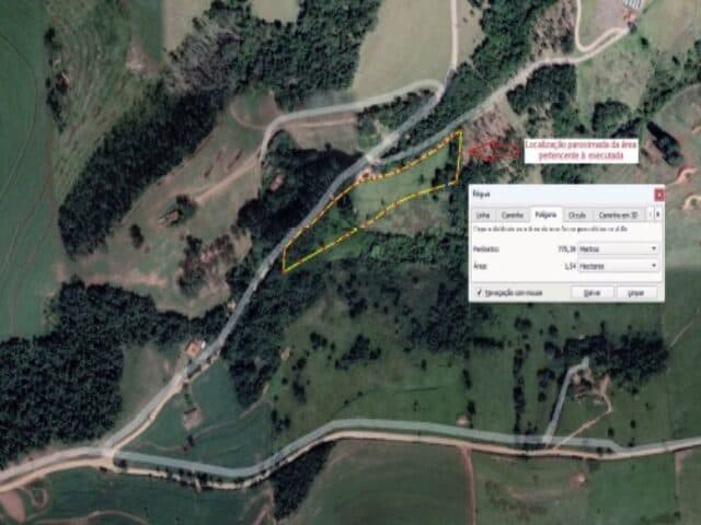 Foto 3 de 4: Area Rural em leilão em Barão De Antonina - SP — FRACAO IDEAL DE 1,85% EQUIVALENTE A 1,54HA E ENCONTRA-SE DEMARCADA E CERCADA: UM LOTE DE TERRAS RURAL SOB NO 242, COM A