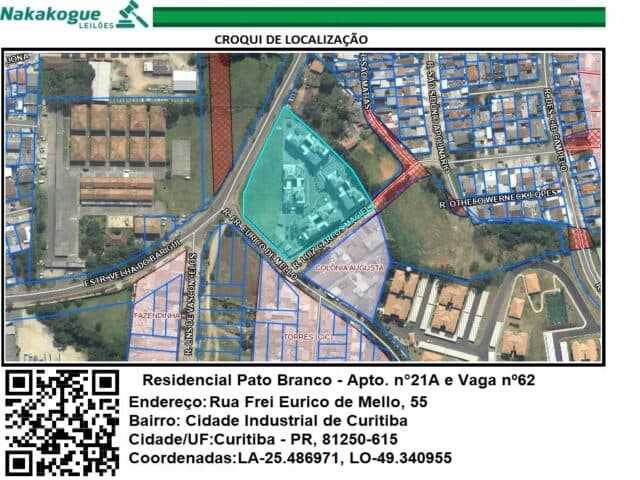 Foto 1 de 10: Vaga de Garagem em leilão em Curitiba - PR — APARTAMENTO E  VAGA DE GARAGEM NO CONDOMINIO RESIDENCIAL PATO BRANCO