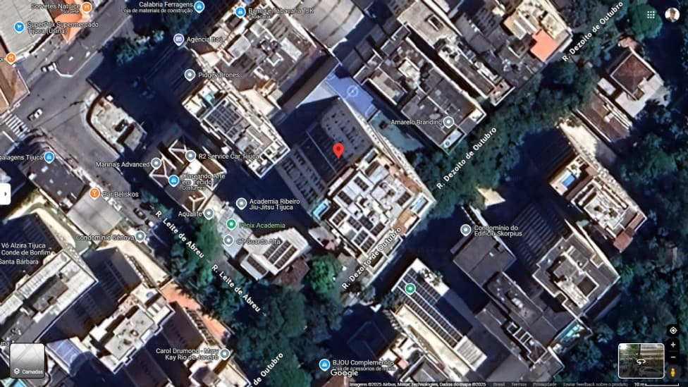 Foto 3 de 5: Apartamento em leilão em Rio De Janeiro - RJ — Apartamento 1302 do Cond. Ed. Ilha de Milos - Rua Dezoito de Outubro, nº 176, Tijuca/RJ - 300m², de frente, 4vagas, prédio c/ infra