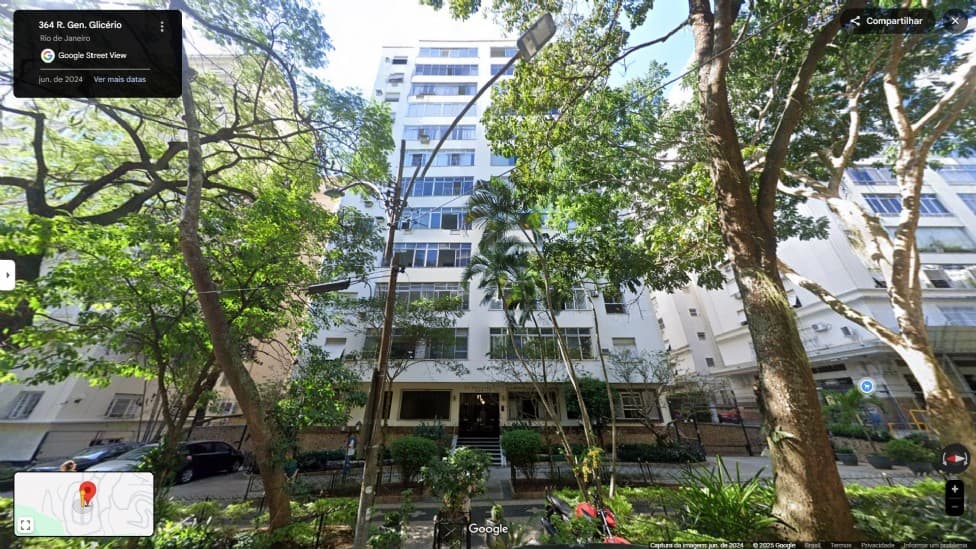 Foto 2 de 5: Apartamento em leilão em Rio De Janeiro - RJ — Apartamento 202 do Cond. Ed. Bom Jardim - Rua General Glicério, nº 355, Laranjeiras/RJ - c/ 168m², 3qtos e vaga