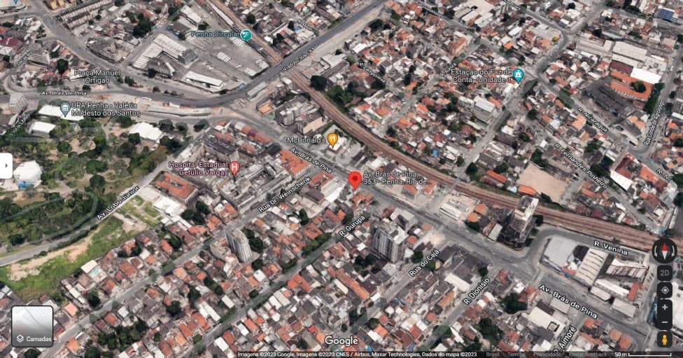 Foto 3 de 4: Apartamento em leilão em Rio De Janeiro - RJ — Apartamento 302 do Cond. Ed .Uirapuru, situado na Av. Brás de Pina, nº 353, Penha/RJ, de frente, com 72m²