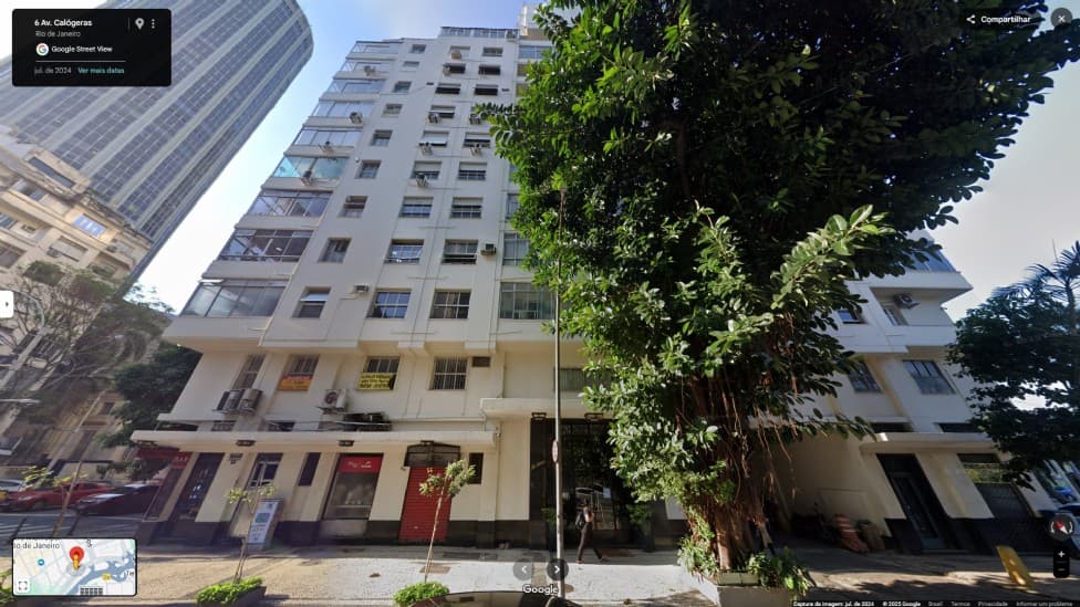 Foto 3 de 5: Apartamento em leilão em Rio De Janeiro - RJ — Apartamento 506 do CondEd Pan América - Rua Calógeras, nº 6 Centro/RJ, c/ 50m², vazio