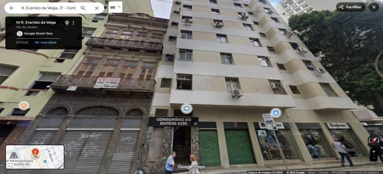Comercial em leilão em Rio De Janeiro - RJ, bairro Centro — RUA EVARISTO DA VEIGA, 21, SL.