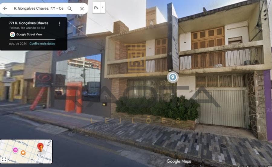 Foto 4 de 5: Terreno em leilão em Pelotas - RS, bairro Centro — Terreno Centro Pelotas com duas casas Terreno urbano 419,045m2 Pelotas
