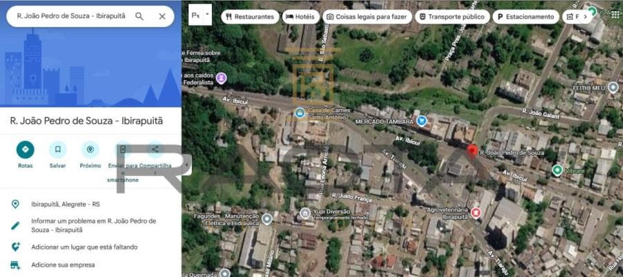 Terreno em leilão em Alegrete - RS, bairro Ibirapuitã — terreno urbano 156,50m2 frente Av. Tiaraju Alegrete 55 terrenos urbanos Alegrete