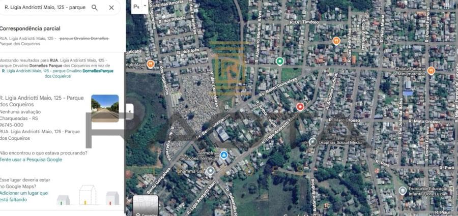 Foto 5 de 6: Terreno em leilão em Charqueadas - RS — terreno de 20m x 61m zona urbana de Chaqueadas Terreno Parque dos coqueiros Charqueadas