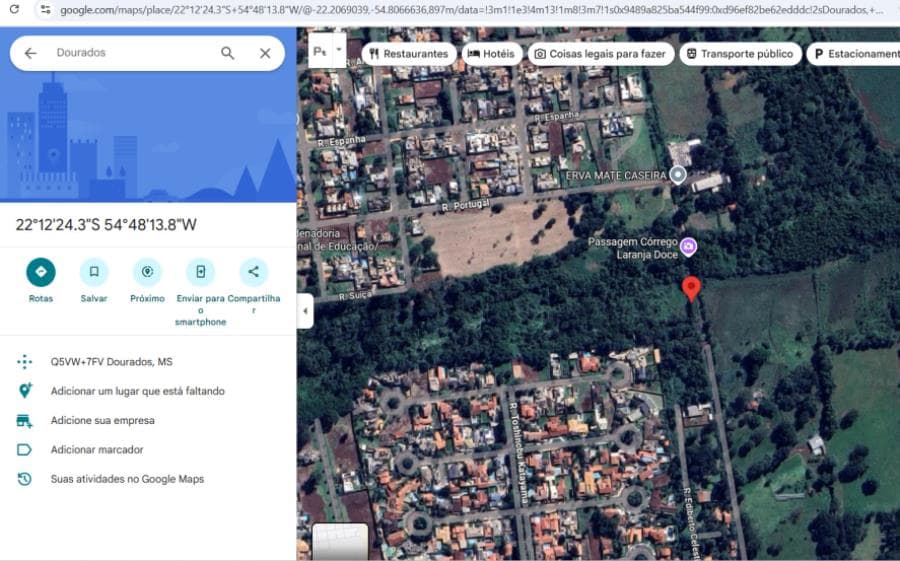 Foto 3 de 3: Terreno em leilão em Dourados - MS, bairro Vila Santo André — Terreno de 551,78m² em Dourados 4ª VARA CÍVEL DE DOURADOS/MS