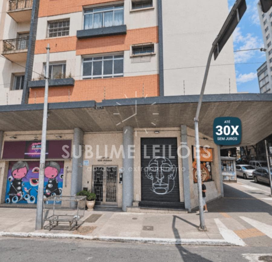 Foto 1 de 2: Apartamento em leilão em São Paulo - SP, bairro Vila Buarque — B) Apartamento | 82m² útil Imóveis na Santa Cecília e Paraisópolis