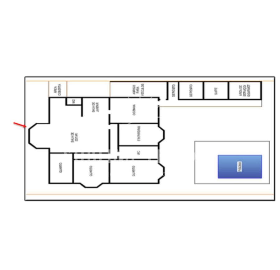 Foto 20 de 21: Casa em leilão em São Paulo - SP, bairro Interlagos — Terreno de 803m² | Constr. de 260m² Casa no Interlagos
