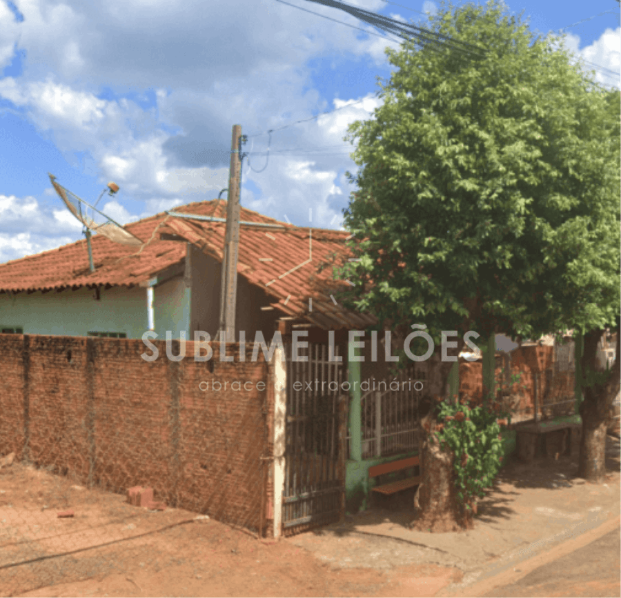 Foto 4 de 4: Terreno em leilão em Cajobi - SP — Terreno de 968m² |  Constr. de 240m² Casa em Cajobi