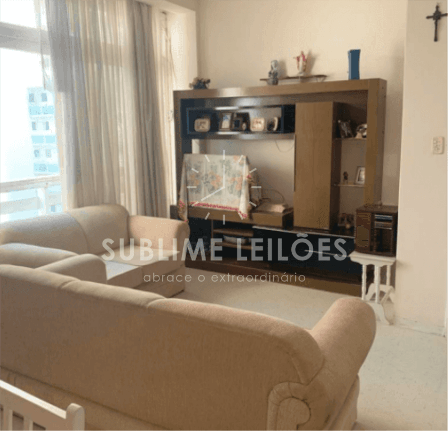 Foto 8 de 21: Apartamento em leilão em Guarujá - SP — Apartamento no Guarujá | Total de 110m² | Vaga Terreno em Indianópolis