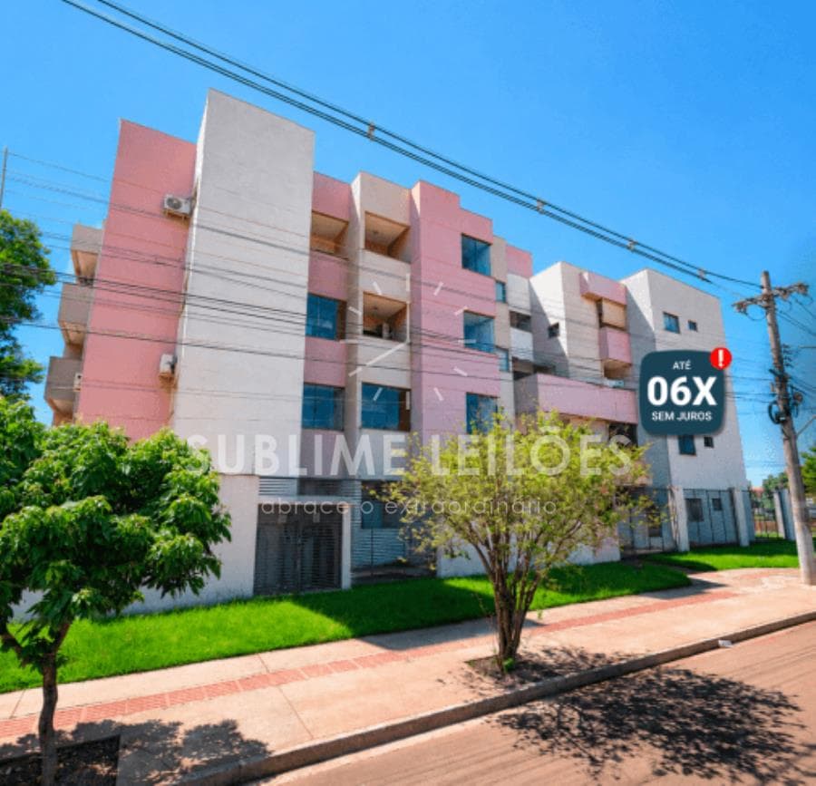 Foto 1 de 4: Apartamento em leilão em Dourados - MS, bairro Vila Aurora — A) 3 dormitórios | Vaga | 71m² útil 2 apartamentos em Dourados - MS
